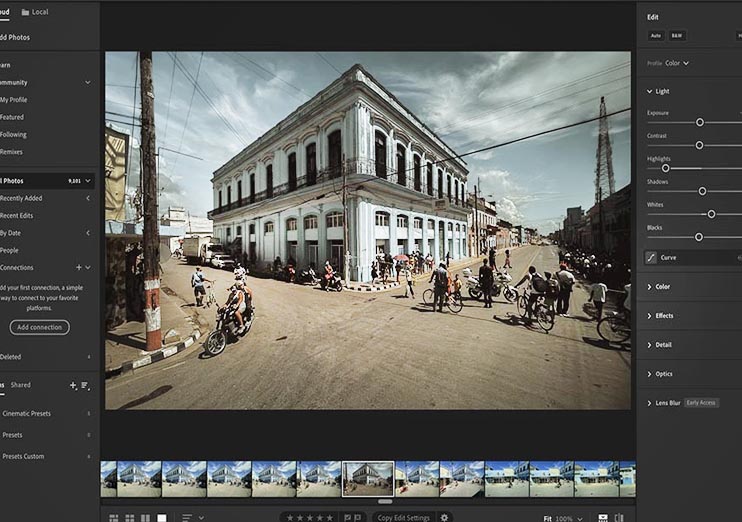adobe lightroom develop module