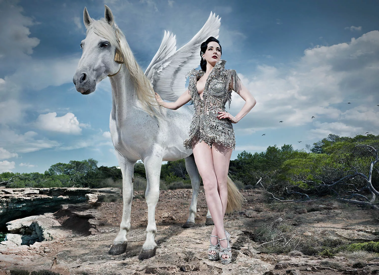 dita von teese james nader photographer